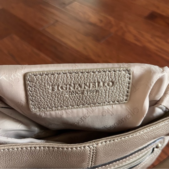 TIGNANELLO Soft Metallic Gold Crossbody Bag - Picture 3 of 6